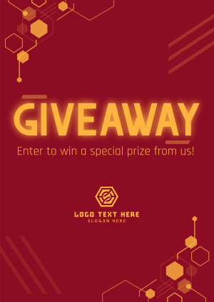 Hex Tech Giveaway Flyer Image Preview