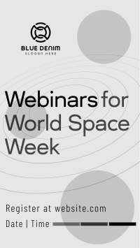 Space Week Webinar Instagram Reel Image Preview