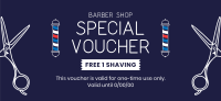 Barber Special Gift Certificate Design