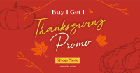 Thanksgiving Buy 1 Get 1 Facebook ad Image Preview