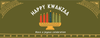 Kwanzaa Candles Facebook cover Image Preview
