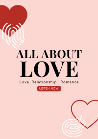 All About Love Poster Design