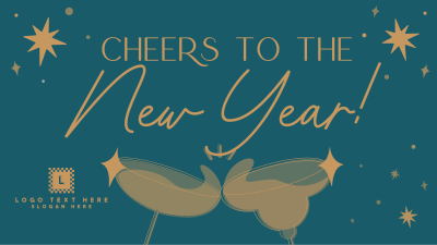 Rustic New Year Greeting Facebook event cover Image Preview