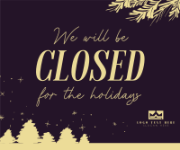 Closed for the Holidays Facebook post Image Preview