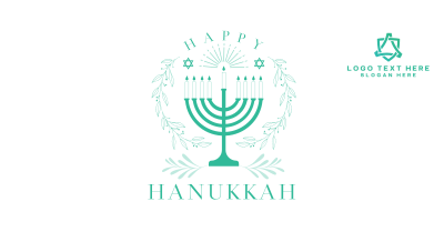 Happy Hanukkah Facebook ad Image Preview