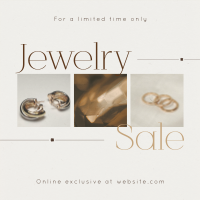 Luxurious Jewelry Sale Instagram post Image Preview