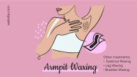 Salon Armpit Waxing Facebook Event Cover Design