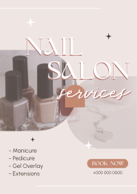 Fancy Nail Service Poster Design