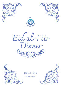 Fancy Eid Dinner Poster Image Preview