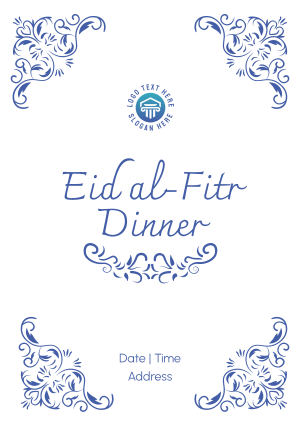 Fancy Eid Dinner Poster Image Preview