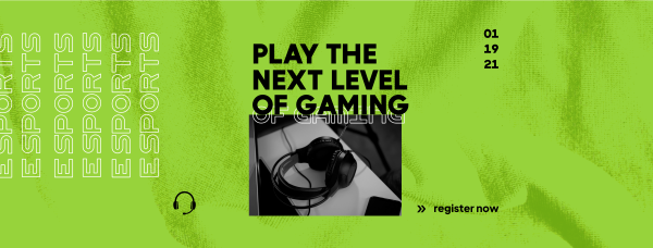 The Next  Level Gaming Facebook Cover Design Image Preview