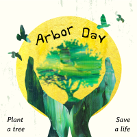 Creative Arbor Day Instagram Post Design
