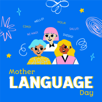 Mother Language Celebration Instagram post Image Preview