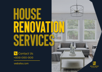 Renovation Services Postcard Image Preview