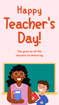 Teachers Event Facebook story Image Preview