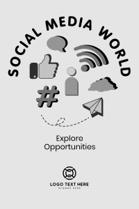 Social Media World Pinterest Pin Image Preview