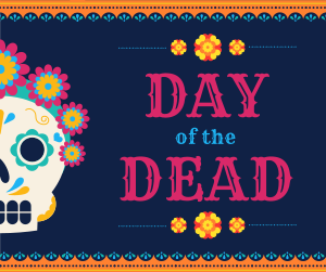 Festive Day of the Dead Facebook post Image Preview