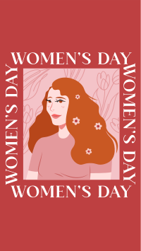 Women's Day Portrait Instagram Story Design