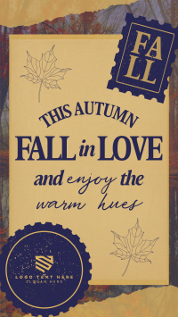 Autumn Quotes Vintage TikTok Video Design