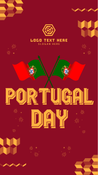 Portugal National Day YouTube Short Design