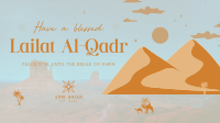 Blessed Lailat al-Qadr Facebook Event Cover Image Preview