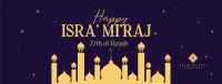 Isra' Mi'raj Spiritual Night Facebook Cover Design