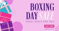 Boxing Day Special Deals Facebook Ad Design