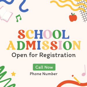 Fun Kids School Admission Instagram post Image Preview