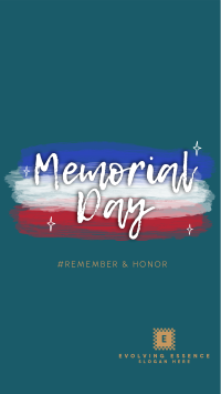 Memorial Day Promo TikTok video Image Preview