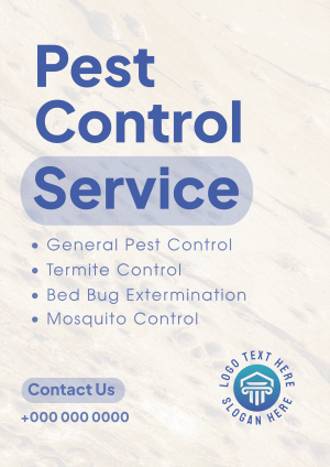 Minimalist Pest Control Flyer Image Preview