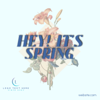 Vintage Spring Instagram Post Design