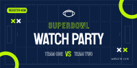 Super Bowl Touchdown Twitter Post Design