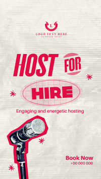 Hiring Event Host TikTok Video Design