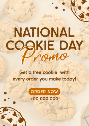 Cookie Day Discount Poster Image Preview