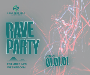 Rave Party Vibes Facebook post Image Preview