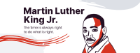 Martin Luther Portrait Facebook Cover Image Preview