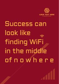 WIFI Motivational Quote Flyer Image Preview