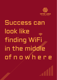 WIFI Motivational Quote Flyer Image Preview