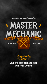 Motorcycle Expert Mechanic Instagram Reel Design