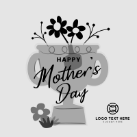 Mother's Day Trophy Greeting Instagram Post Design