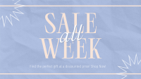 Minimalist Week Discounts Video Image Preview