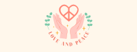 Love and Peace Facebook Cover Design