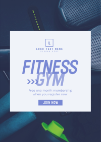 Join Fitness Now Poster Design
