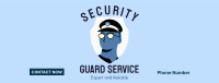 Security Guard Booking Facebook cover Image Preview