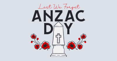 Remembering Anzac Day Facebook ad Image Preview