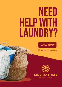 Laundry Delivery Flyer Image Preview