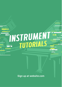 Music Instruments Tutorial Flyer Image Preview