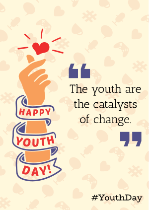 Youth Day Quote Poster Image Preview