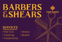 Barbers & Scissors Pinterest board cover Image Preview