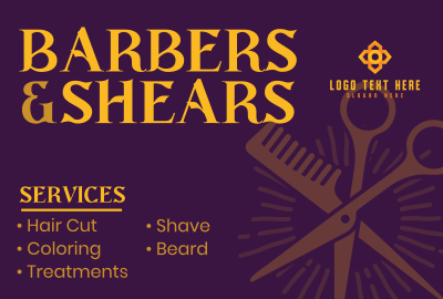 Barbers & Scissors Pinterest board cover Image Preview